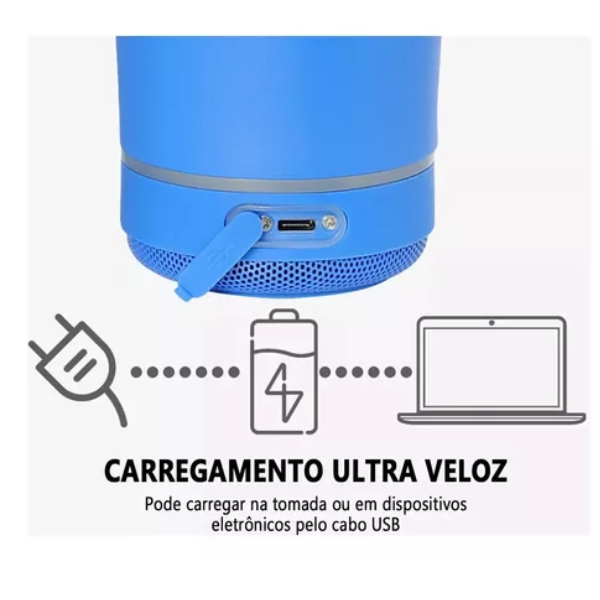 Copo Térmico com Som Bluetooth [Pré Black Friday + Frete Grátis]